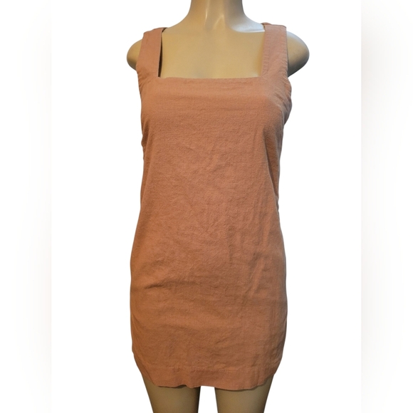 Abercrombie & Fitch Dresses & Skirts - Abercrombie And Finch Tan Overrall Dress Small Country Farm